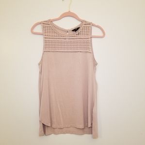 Pink sleeveless top